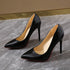 Elegant Plus Size Stiletto Pumps for Women - Pointed Toe Party Shoes